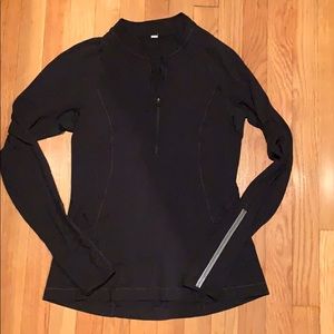 Lululemon Black running zip up